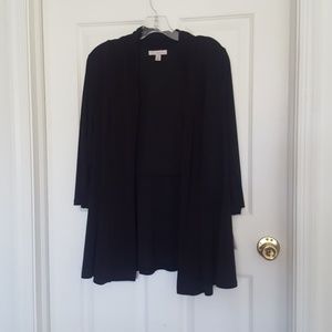 black cardigan